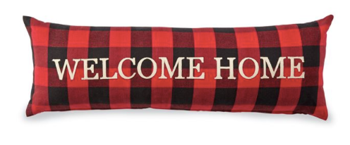 Buffalo Check Welcome Home Pillow