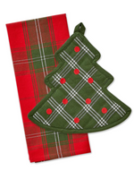O Christmas Tree Potholder Gift Set