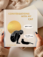 Conversatons With My Cat Hardcover Book