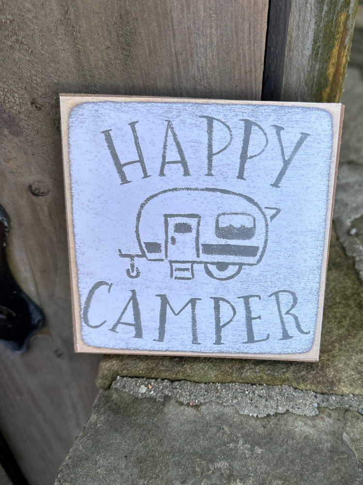 Happy Camper Print Block