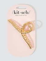 Metal Rope Claw Clip - Gold