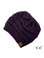 CC Messy Bun Beanie