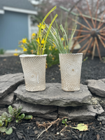 Handmade Sunflower Pottery Vases
