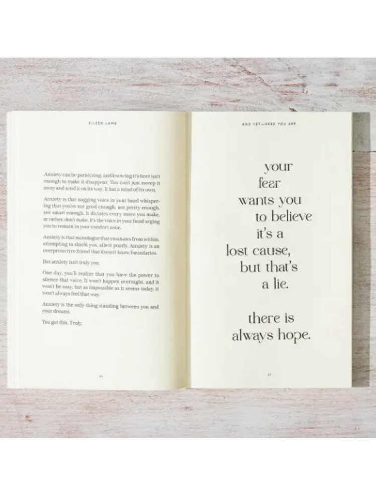 And Yet - Here You Are Book