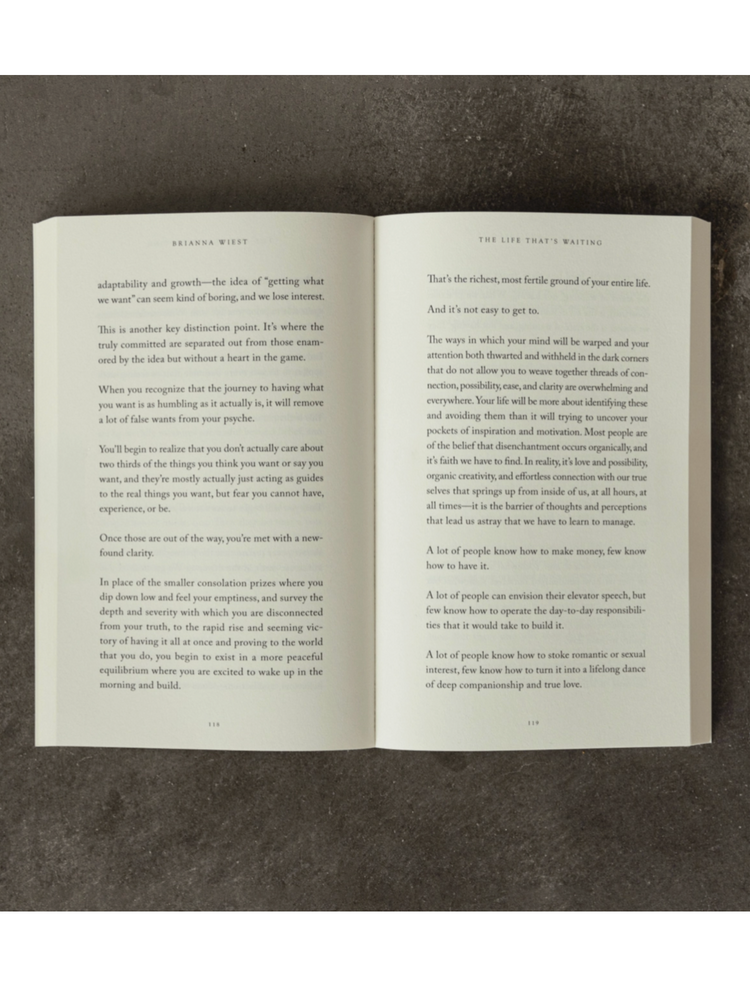 The Life That's Waiting Book