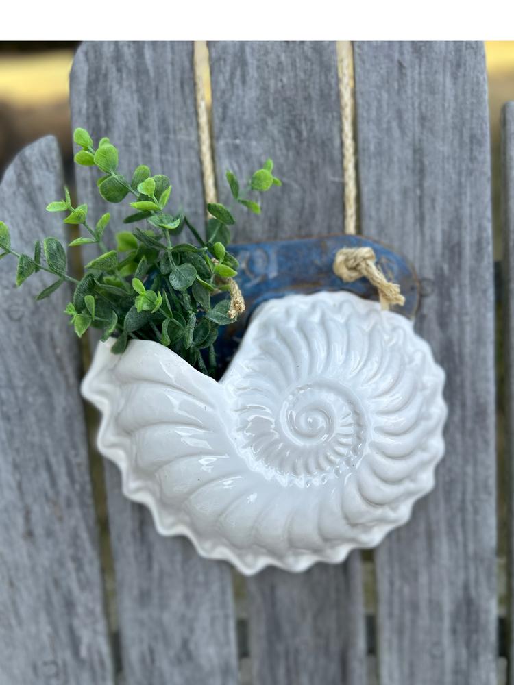 Handmade Seashell Wall Pockets