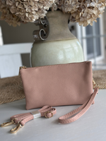 Riley Crossbody Bag in Nude