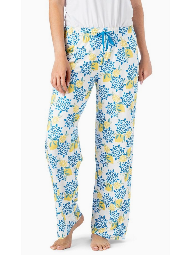 Hello Mello Sleepless in Santorini Lazy Daisy Lounge Pants