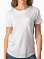 Allthreads White Pocket Tee