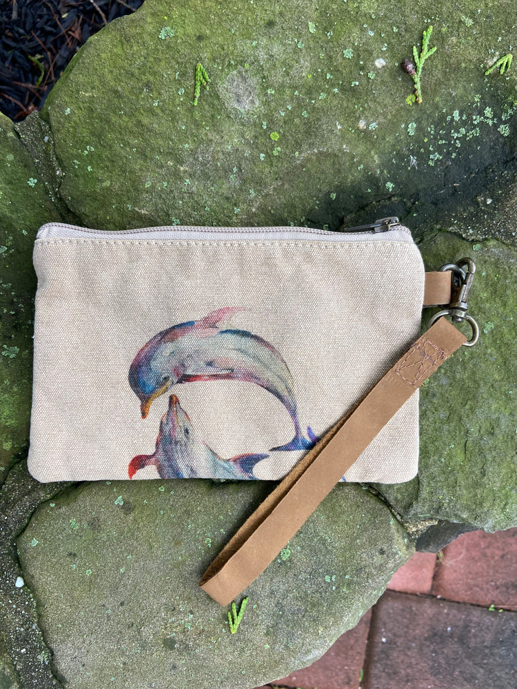 Dolphins Wristlet