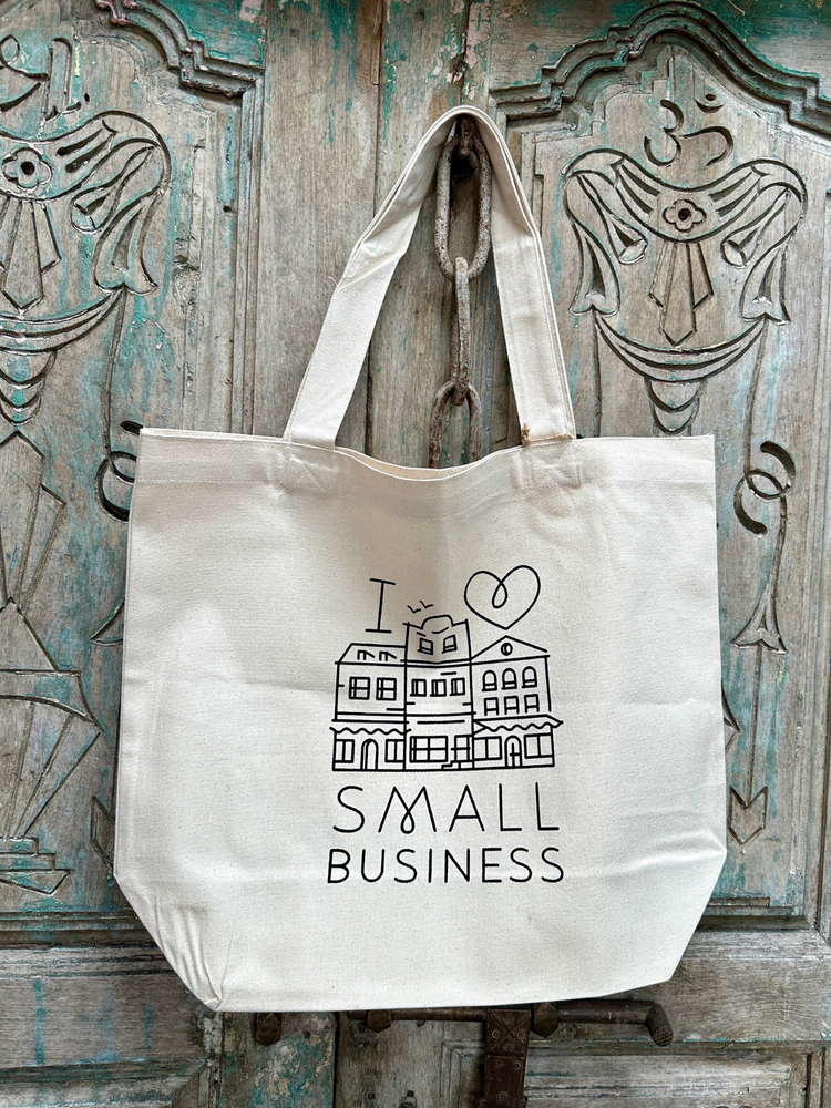 I Love Small Business Tote Bag