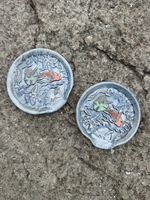 Handmade Koi Fish Pottery Spoon Rests