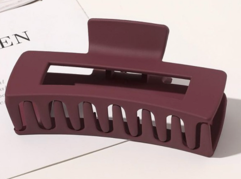 Rectangle Hair Claw Clip