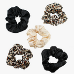 Satin Hair Scrunchies in a Gift Box