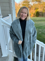 Oversized Hoodie Jacket in Alpine Trail