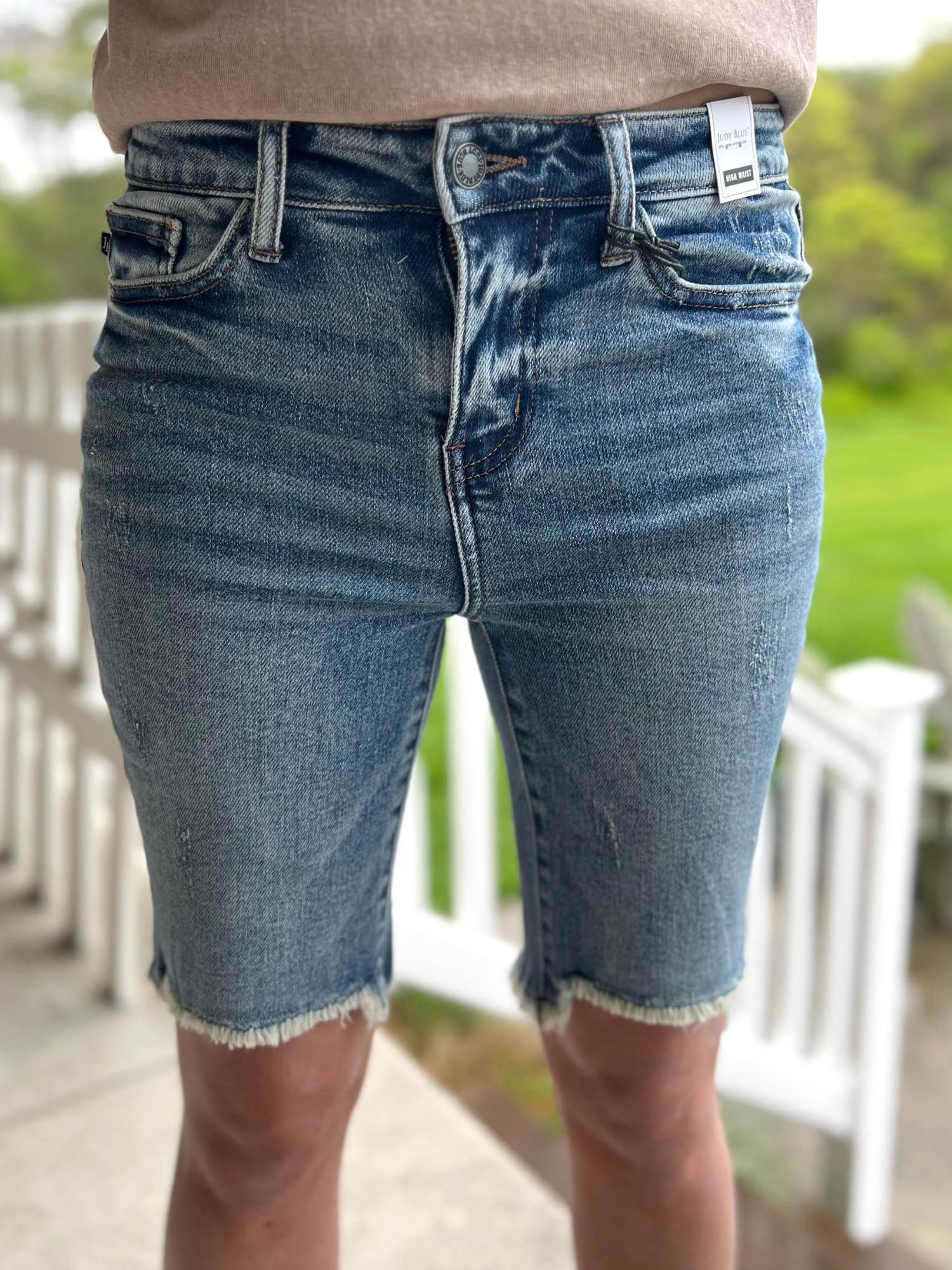 Cut off sales bermuda shorts