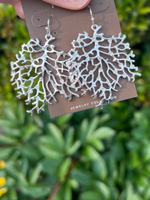 Silver Coral Reef Earrings - Wild Magnolia