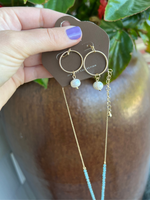Gold Sea Life Charm Ring Necklace Set - Wild Magnolia