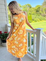 Summer Vibes Sleeveless Yellow Maxi Dress in Curvy - Wild Magnolia