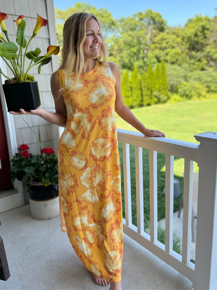 Summer Vibes Sleeveless Yellow Maxi Dress - Wild Magnolia