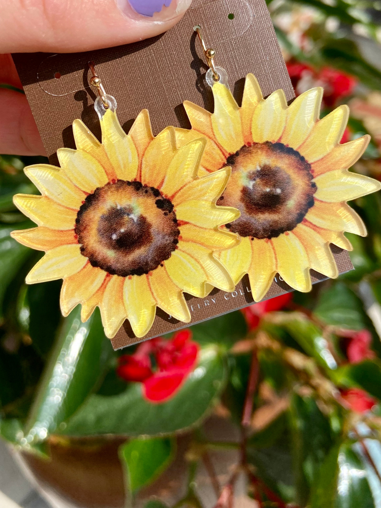 Sunflower Earrings - Wild Magnolia