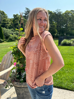 Paisley Print Knit Top - Wild Magnolia