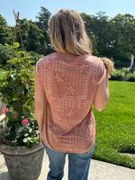 Paisley Print Knit Top - Wild Magnolia