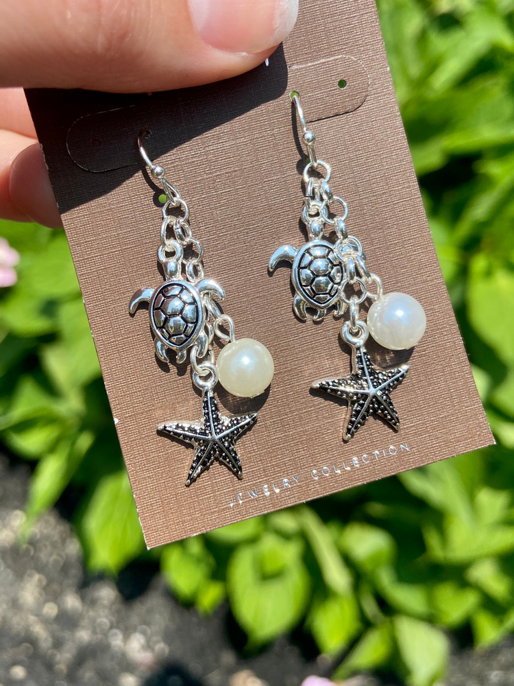 Silver Beachy Earrings - Wild Magnolia