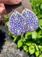 Blue & White Earrings - Wild Magnolia