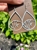 Silver Fish Earrings - Wild Magnolia