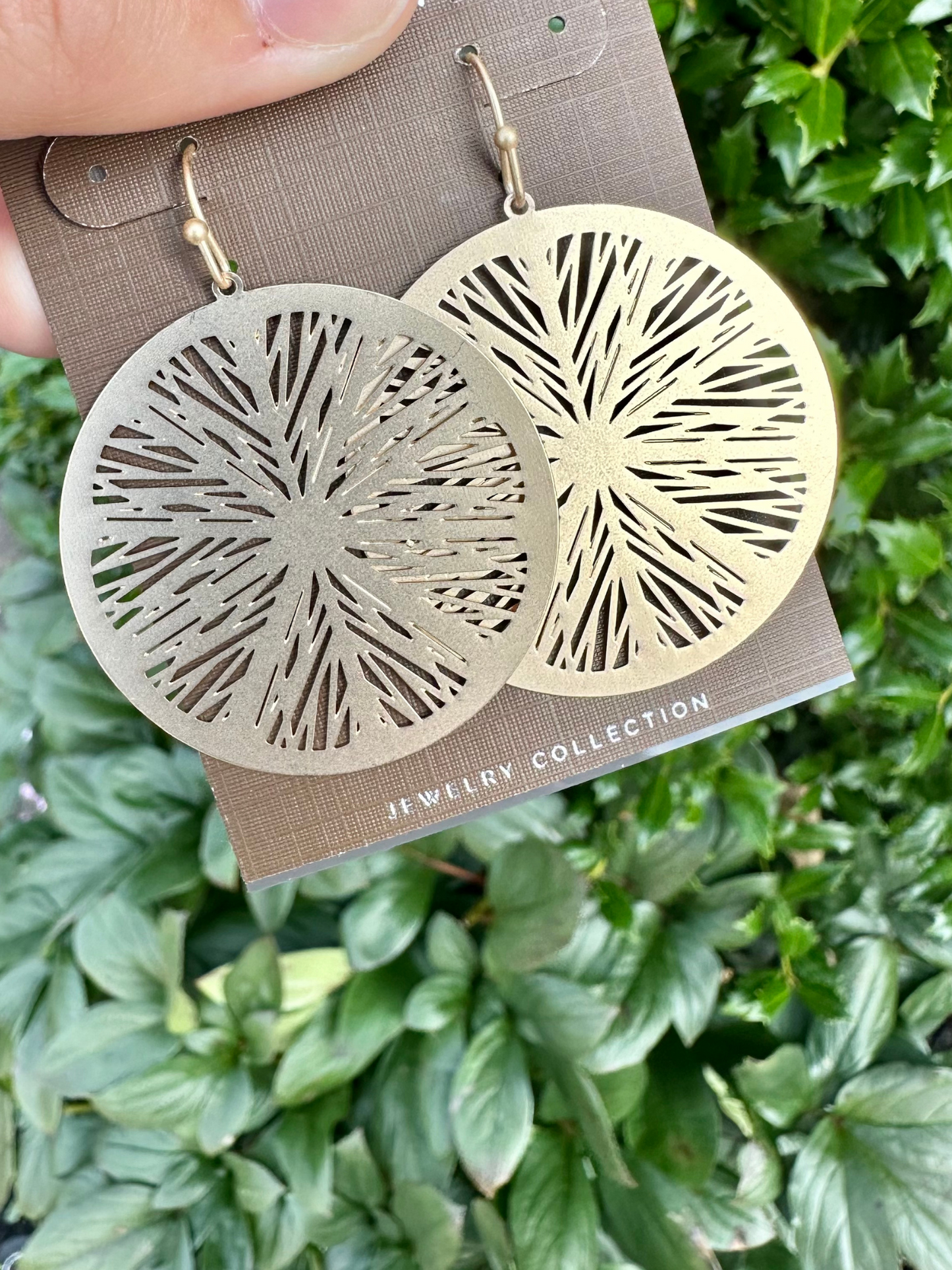 Gold Citrus Slice Earrings - Wild Magnolia