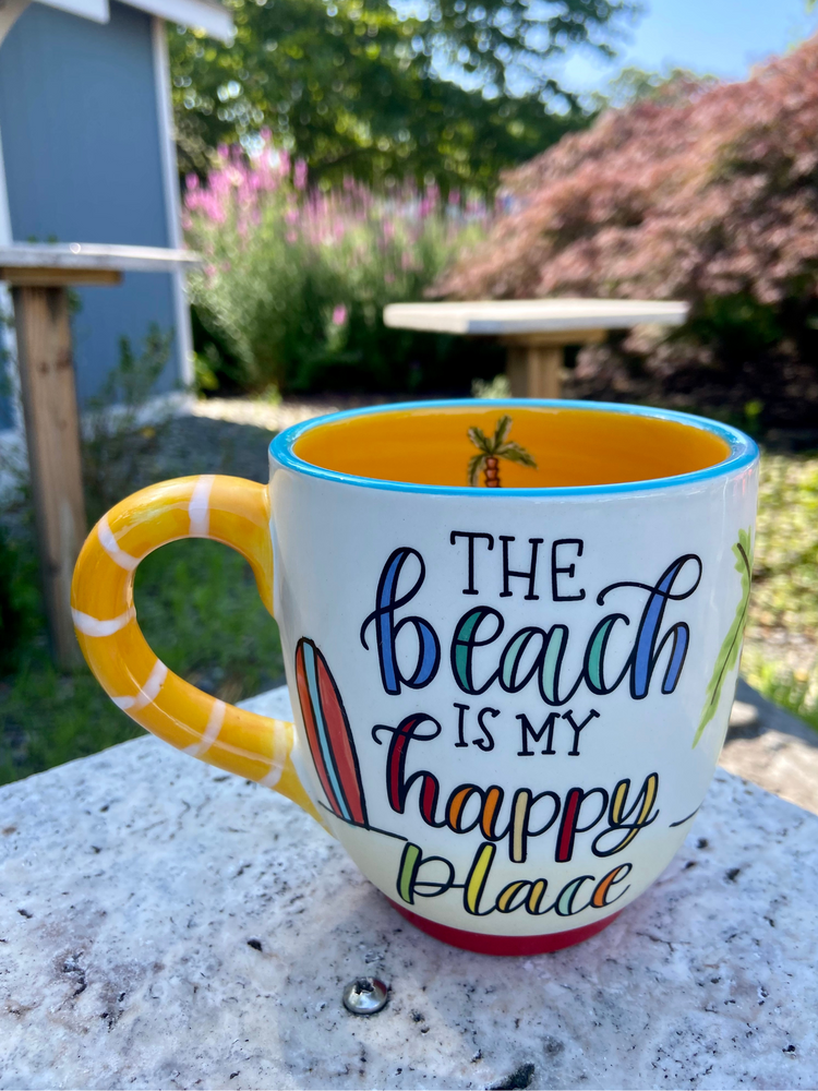The Beach is my Happy Place Mug - Wild Magnolia
