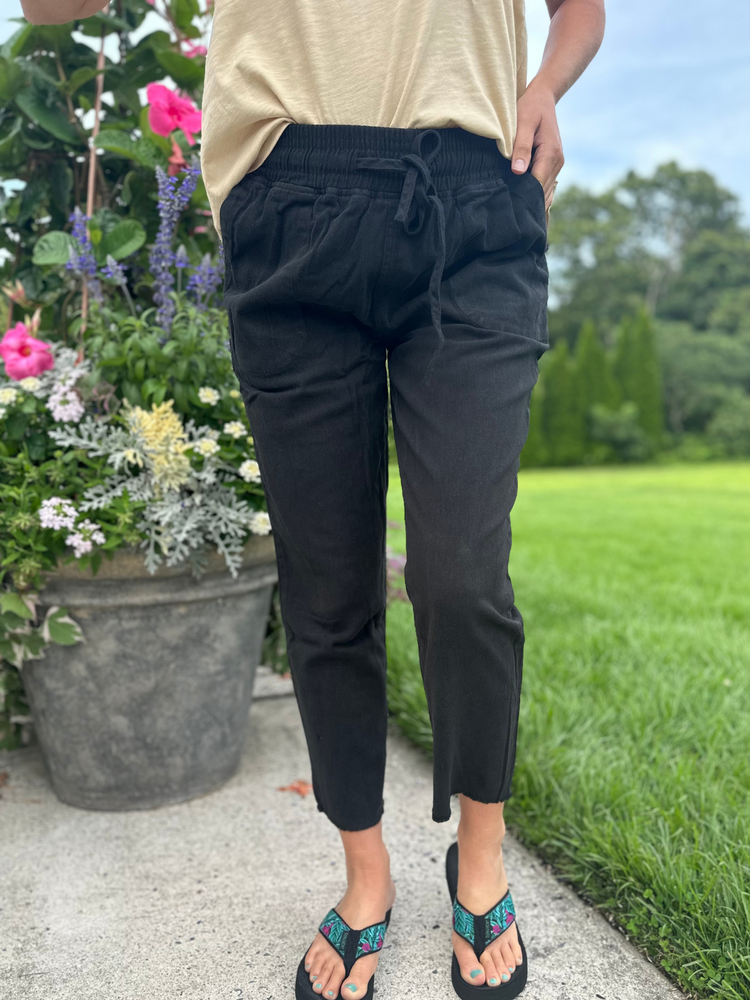 The Tuscany Joggers in Black