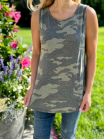 Camo Sleeveless Top