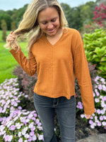 The Kairi Top in Amber