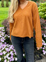 The Kairi Top in Amber