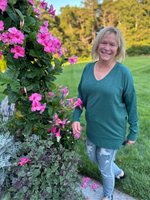 Everyday Comfort Sweater in Heather Juniper