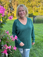 Everyday Comfort Sweater in Heather Juniper