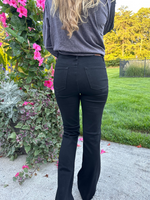 Judy Blue High Waisted Black Buttonfly Bootcut Jeans