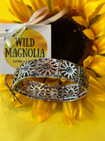 Multi Metal Sunburst Bracelet