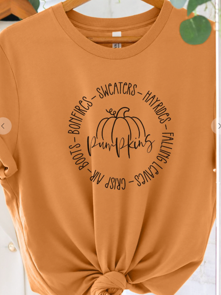 Fall Bucket List Graphic Tee