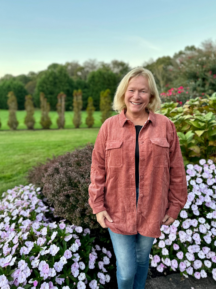 Corduroy Reversible Jacket in Terra Cotta