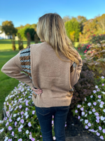 Cable Knit Detail Sweater