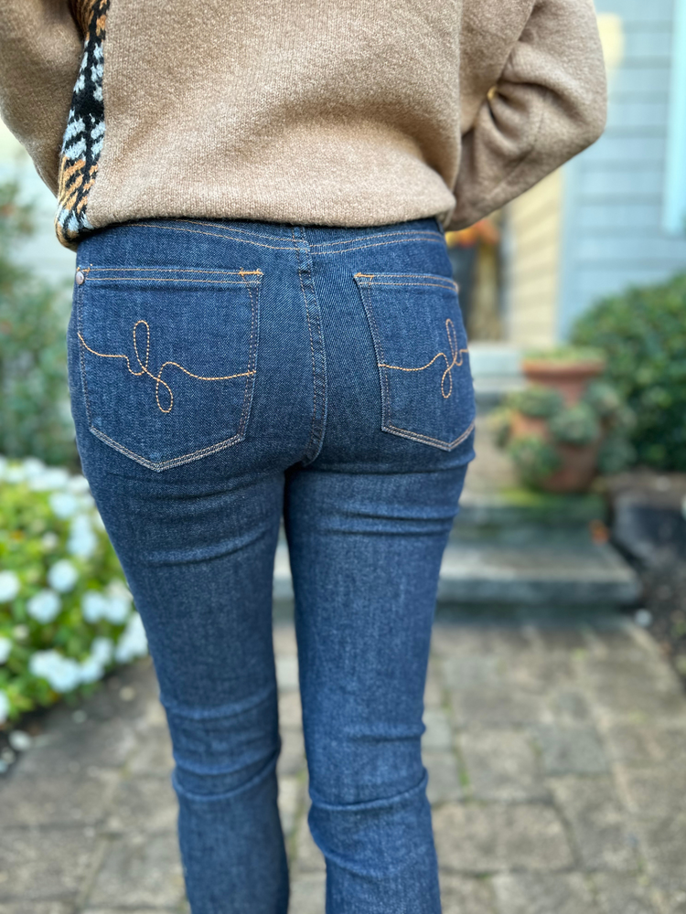 Judy Blue Classic Back Pocket Embroidery Skinny Jeans