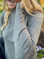 Long Sleeve Turtleneck in Charcoal
