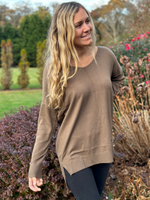 Everyday Comfort Sweater in Oak