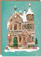 Gingerbread House Holiday Card