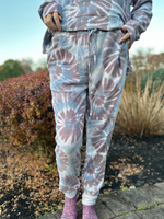 Tie Dye Cosmic Joggers in Denim