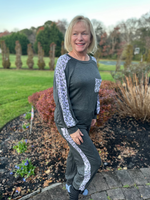 Leopard Print Jogger Pants