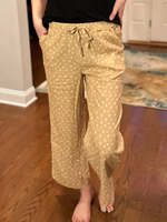 The Ella Pants in Golden Yellow Blossom